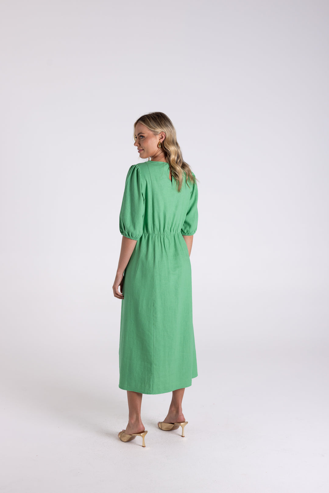 Linen Viscose Midi Dress TT