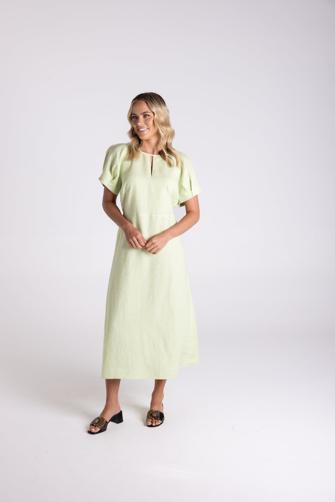 Linen Midi Dress TT