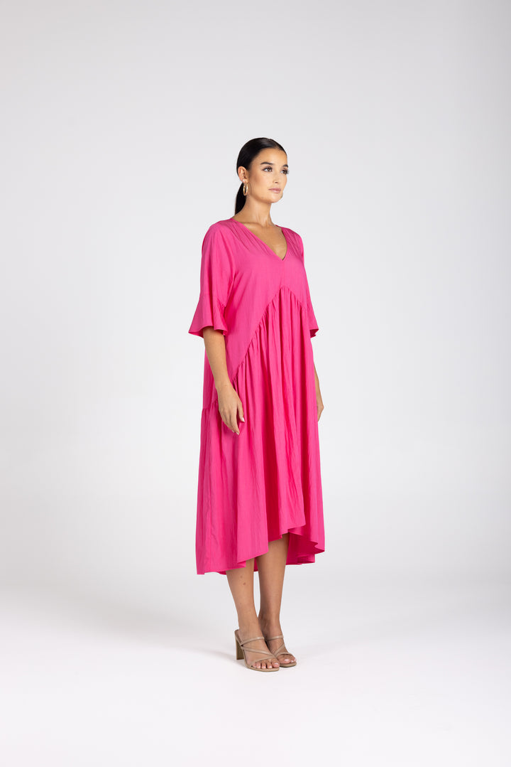 Vonnie V Neck Dress
