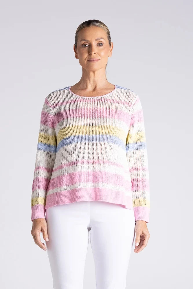 Stripe Tape Yarn Knit TT