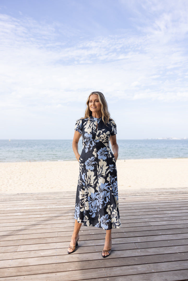 Peonie Print Dress
