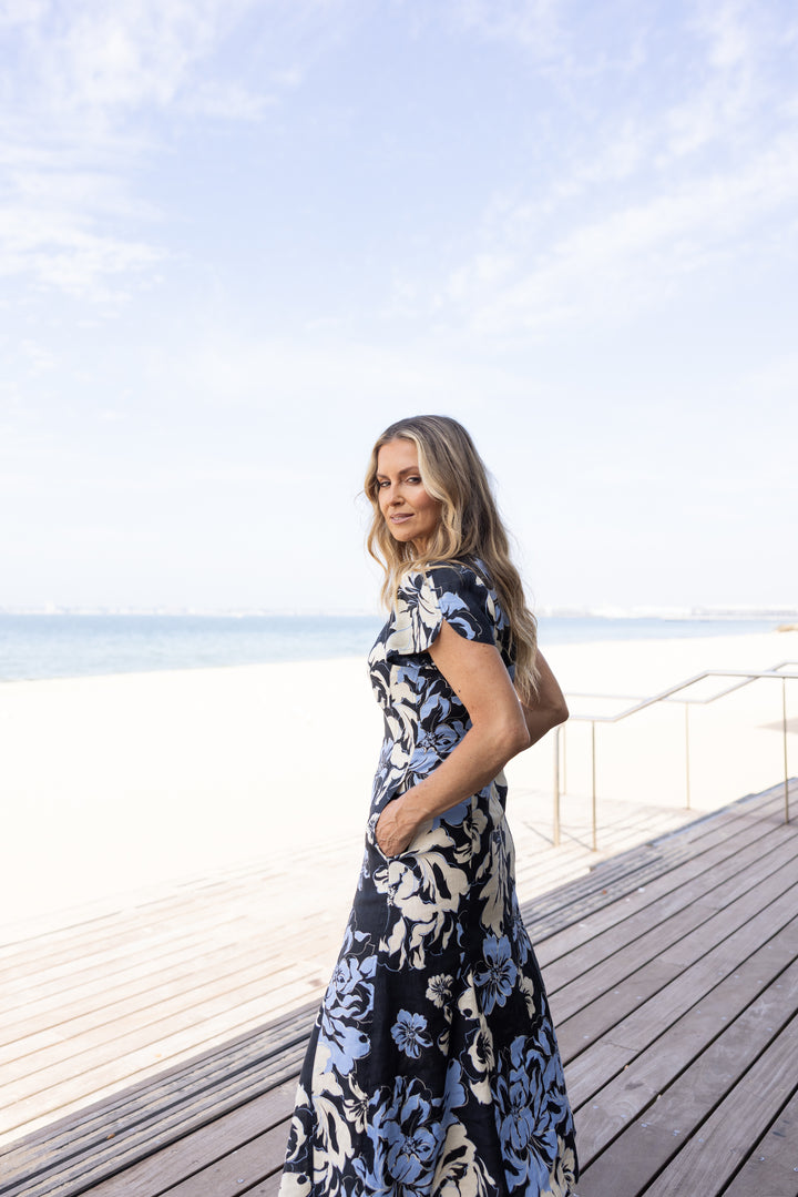 Peonie Print Dress