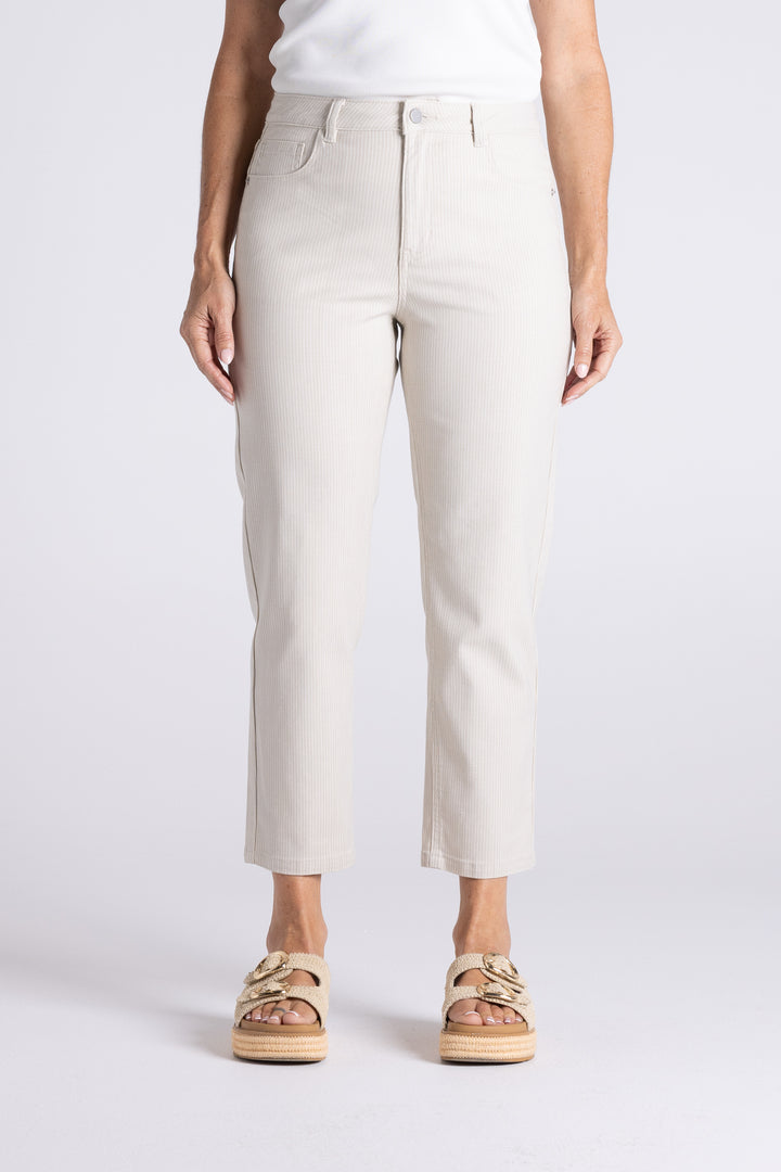 Mini Stripe Slim Jean