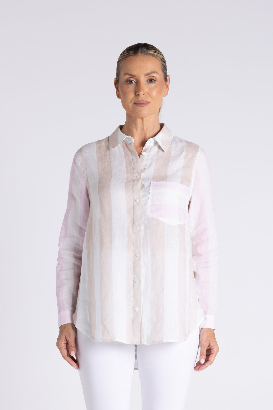 Candy Stripe O/S Shirt
