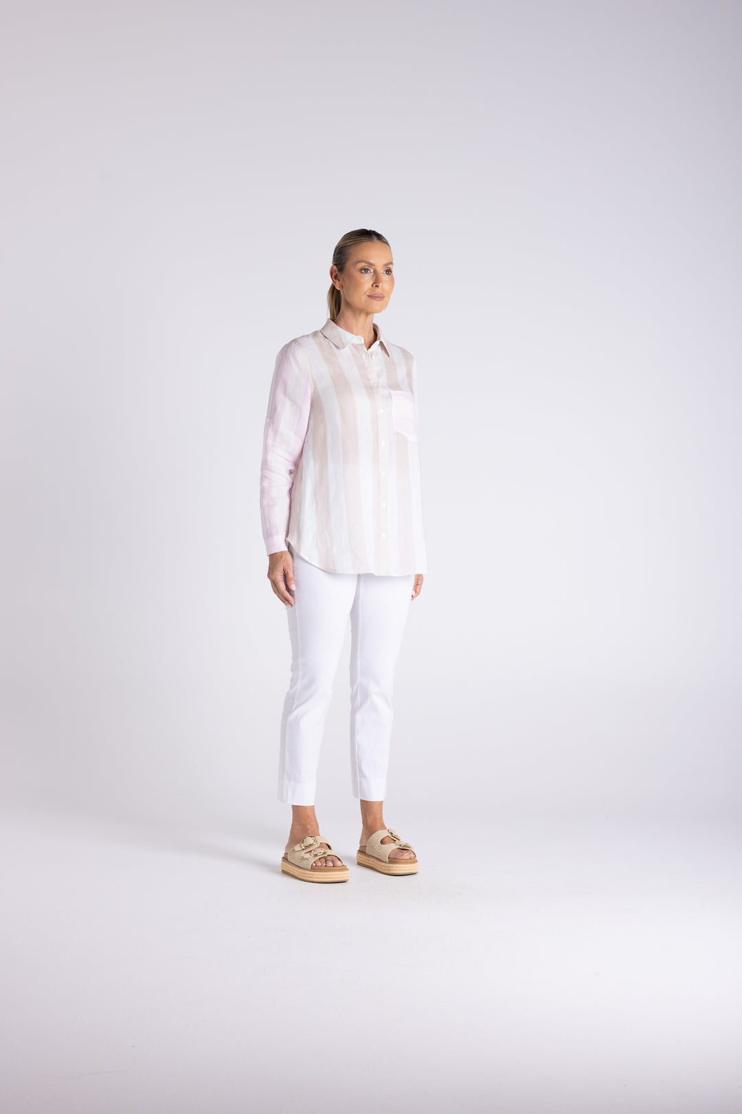 Candy Stripe O/S Shirt