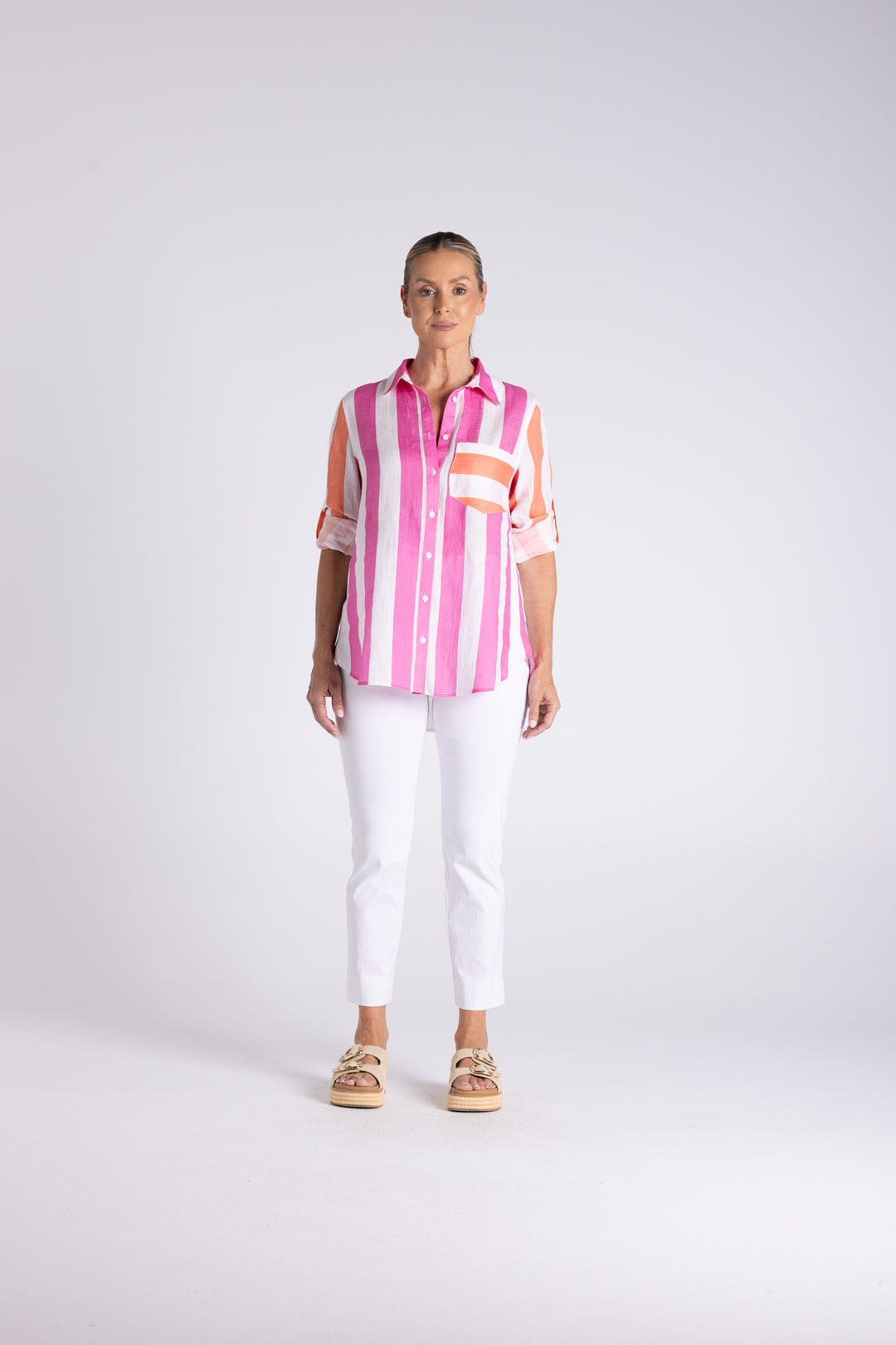 Candy Stripe O/S Shirt