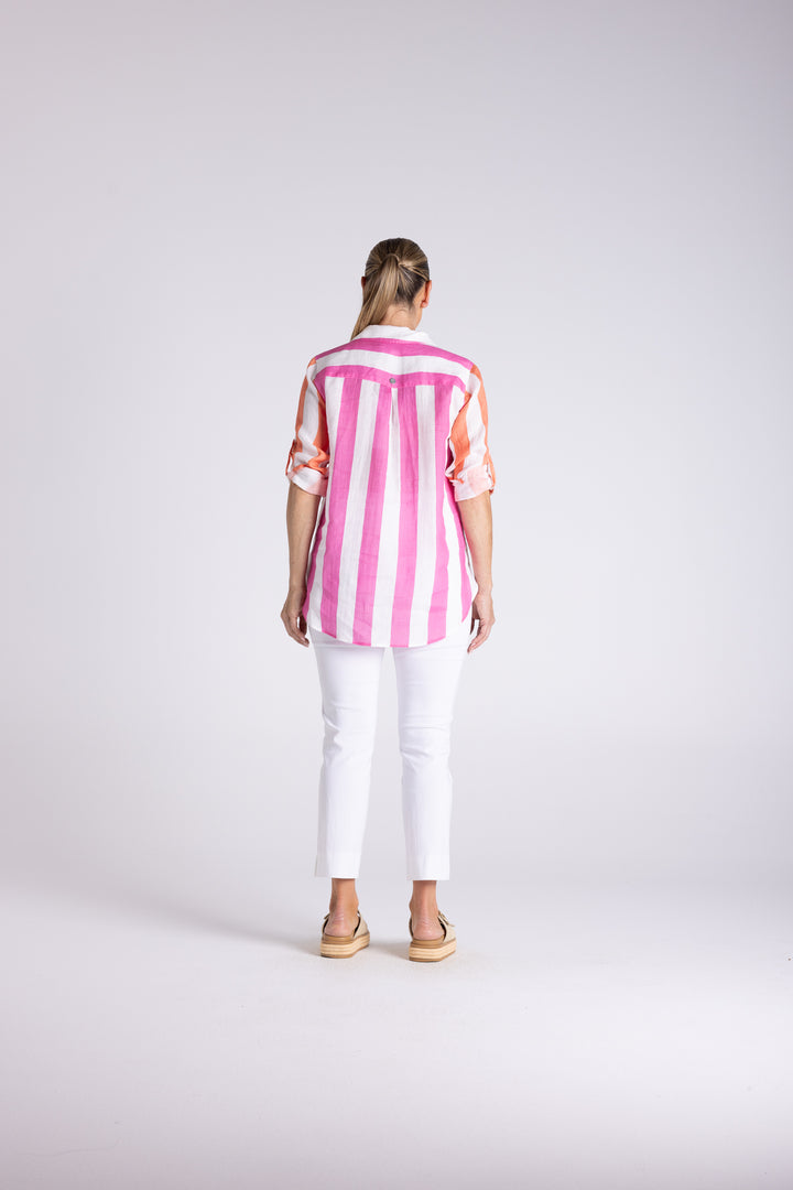 Candy Stripe O/S Shirt