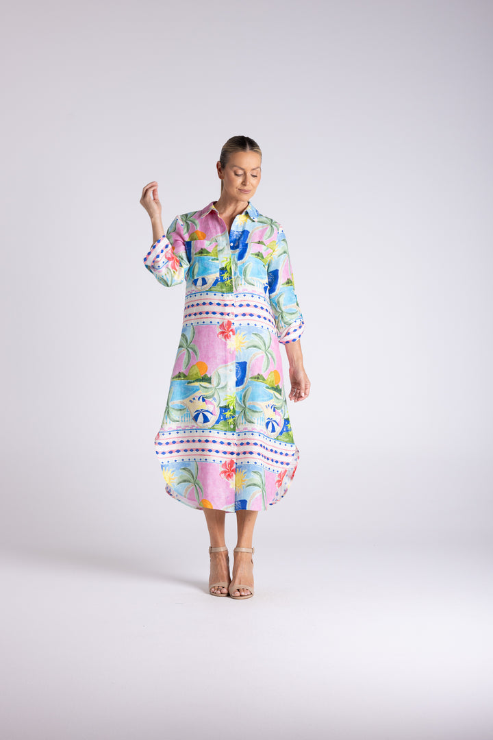 Ibiza Shirt Dress