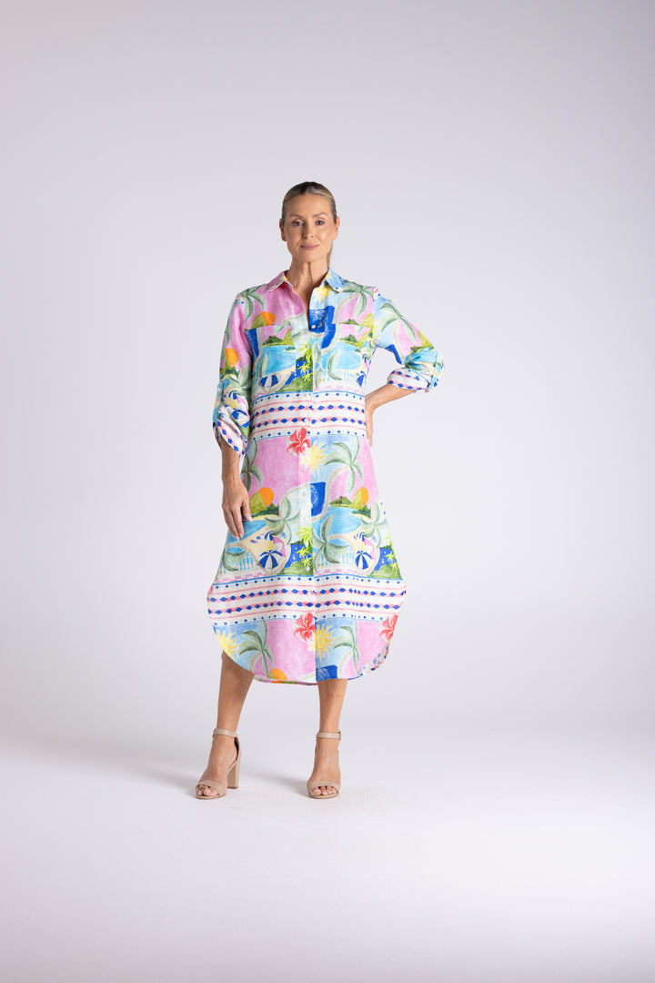 Ibiza Shirt Dress
