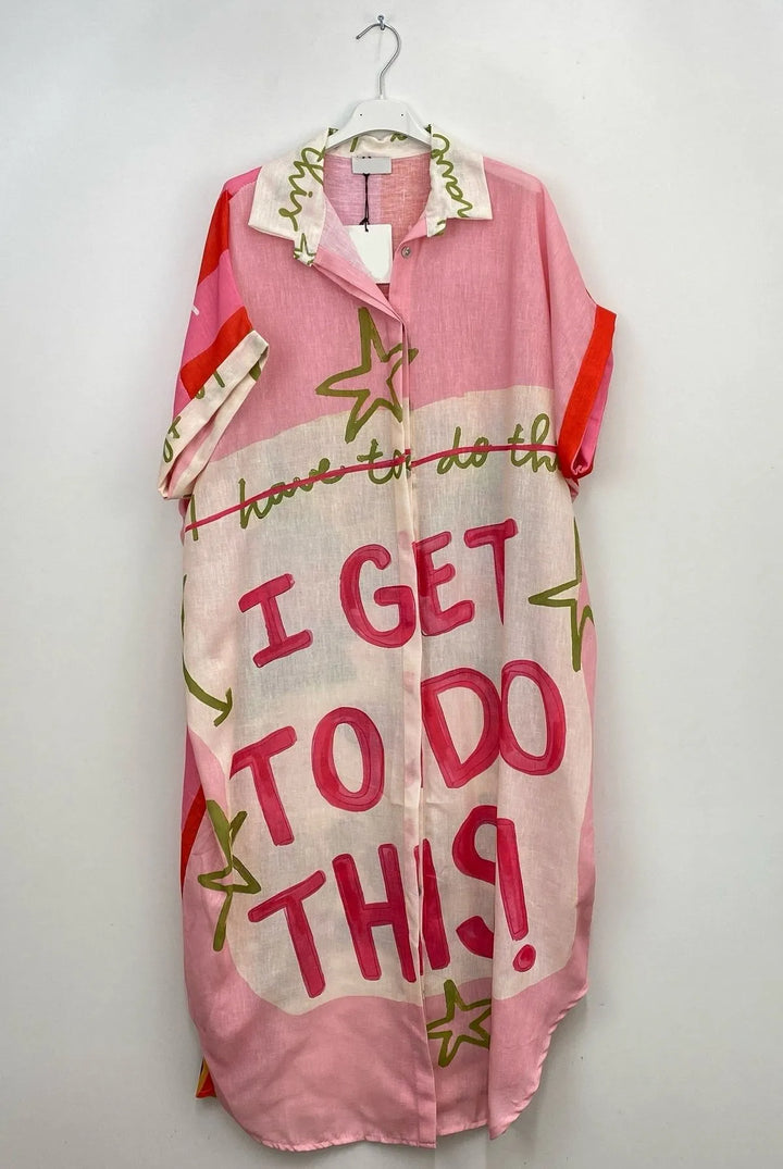 Leopard Queen Shirt Dress
