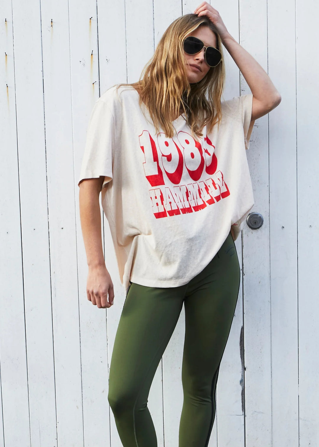 HAMMILL LOGO V-NECK TEE