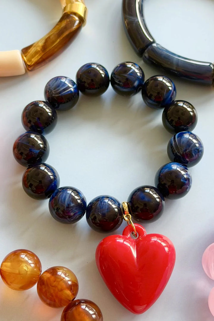 Bubble and Heart Bracelet