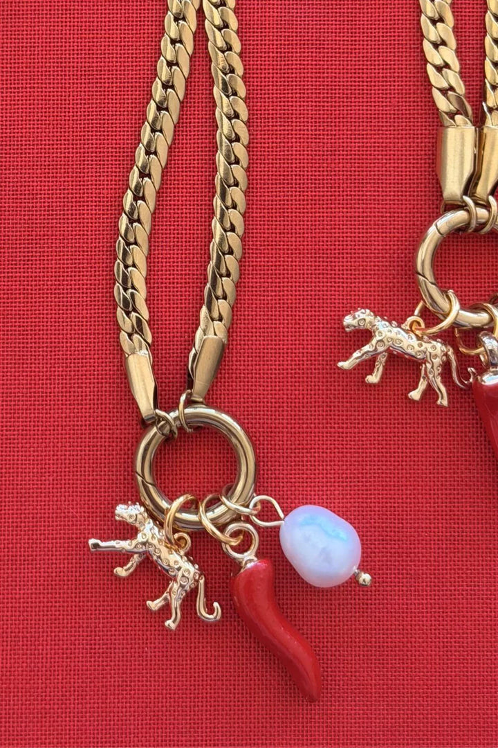 Leopard Charm Necklace