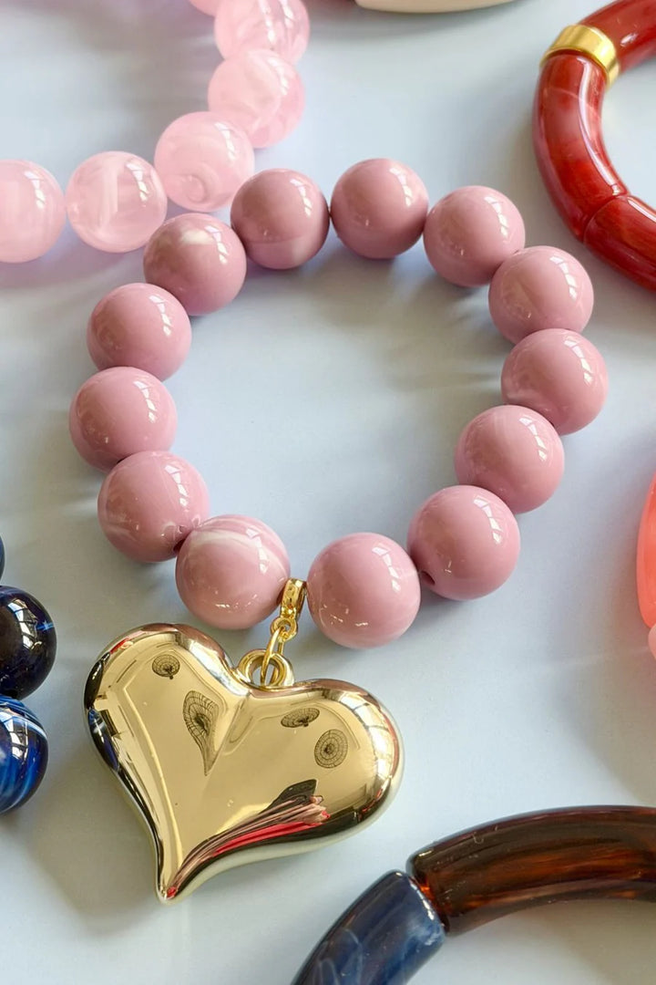 Bubble and Heart Bracelet