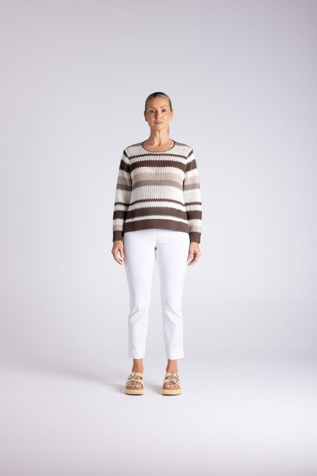 Stripe Tape Yarn Knit TT