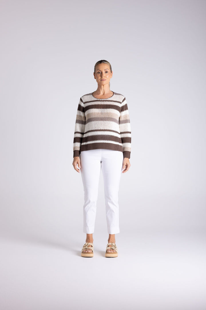 Stripe Tape Yarn Knit TT