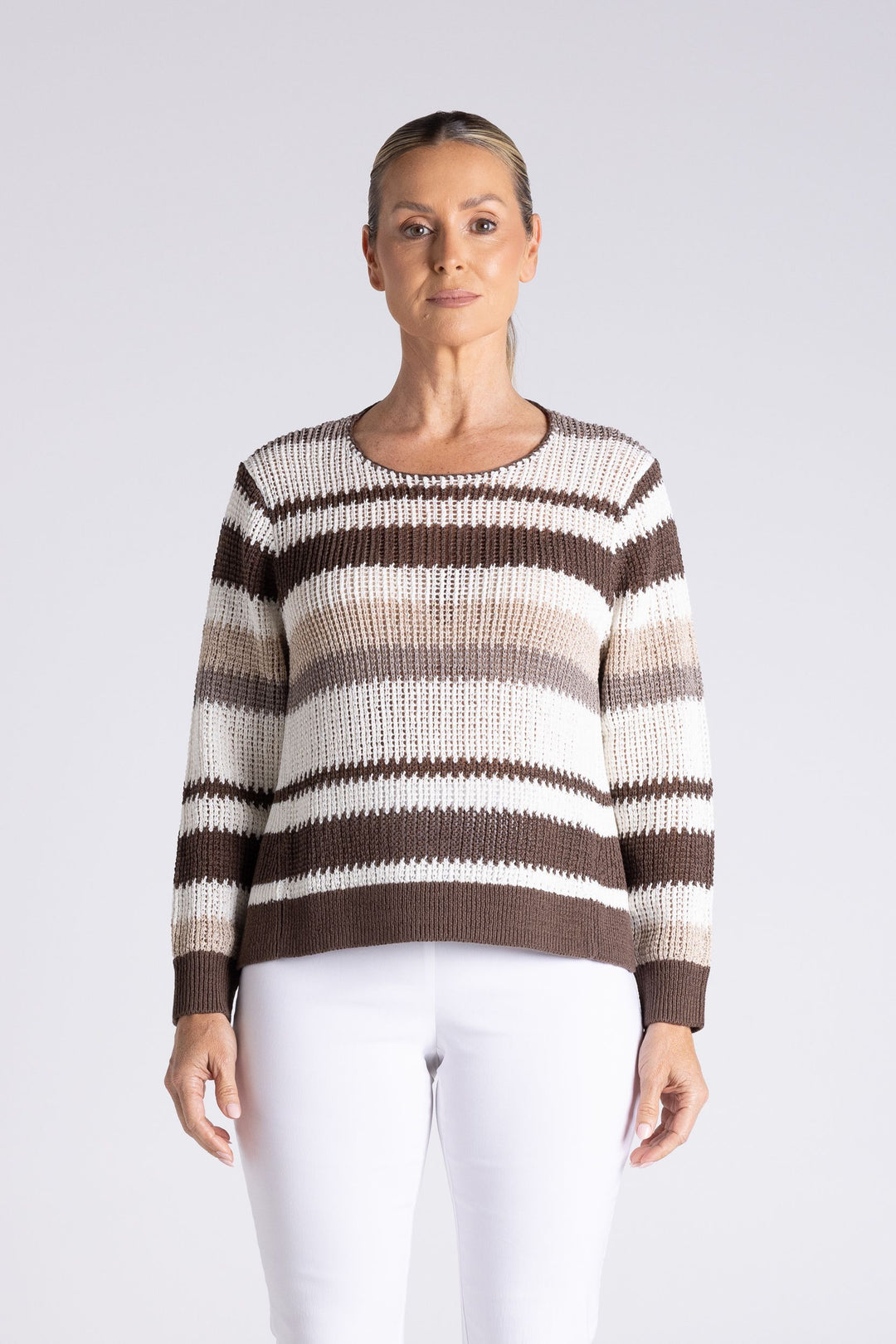 Stripe Tape Yarn Knit TT