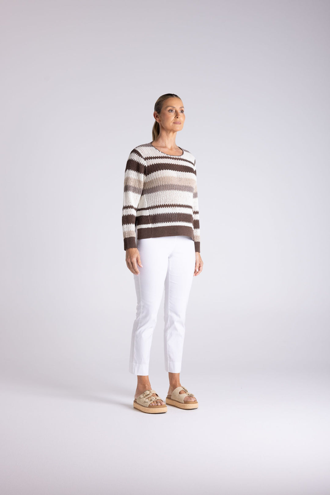 Stripe Tape Yarn Knit TT