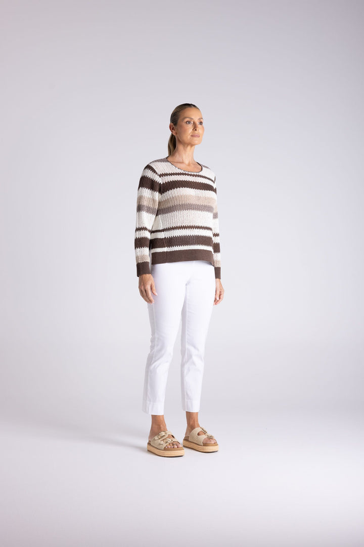 Stripe Tape Yarn Knit TT