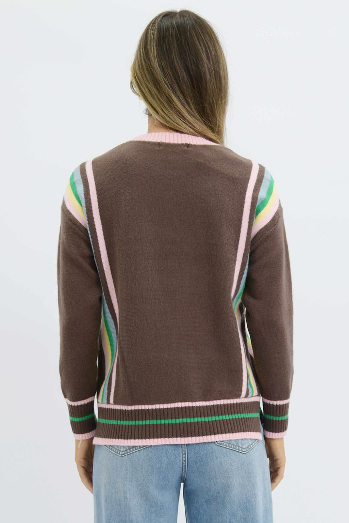 Tatum Retro Stripe Knit