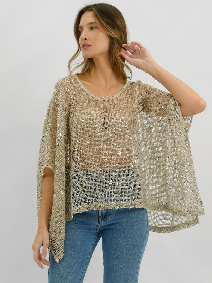 Golden Hour Sequin Top