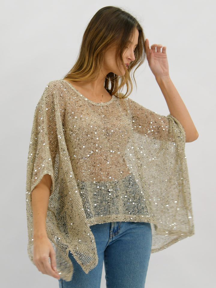 Golden Hour Sequin Top