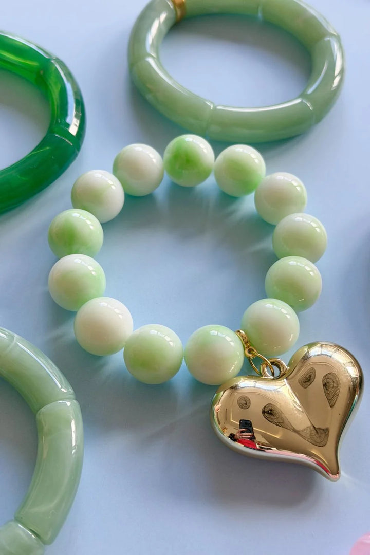 Bubble and Heart Bracelet