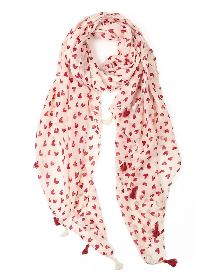 Ruby Heart Scarf