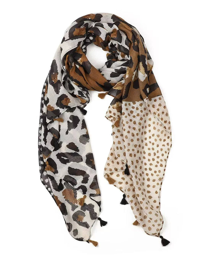 Roxy Leopard &amp; Spot Scarf