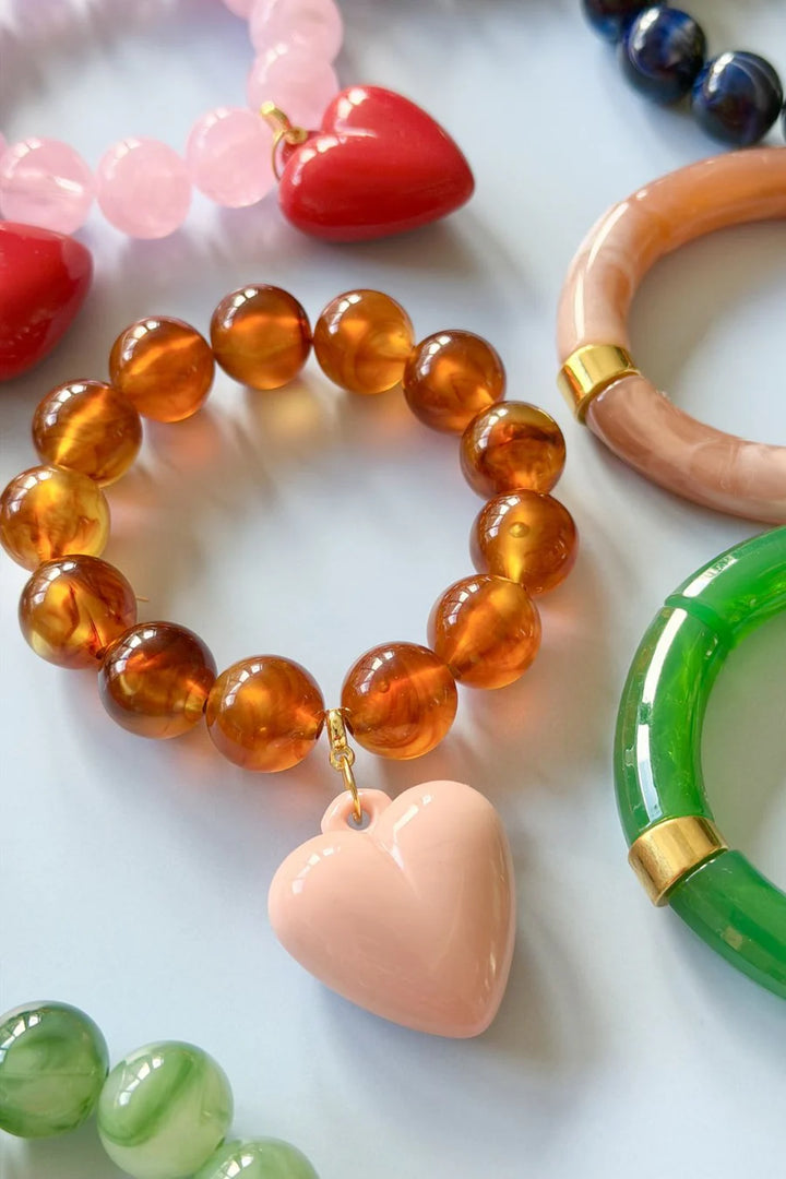 Bubble and Heart Bracelet