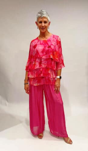 Silk Blended Pants