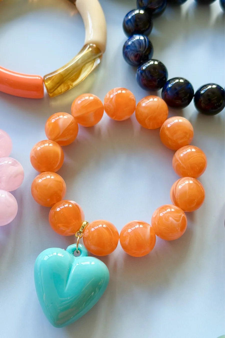 Bubble and Heart Bracelet