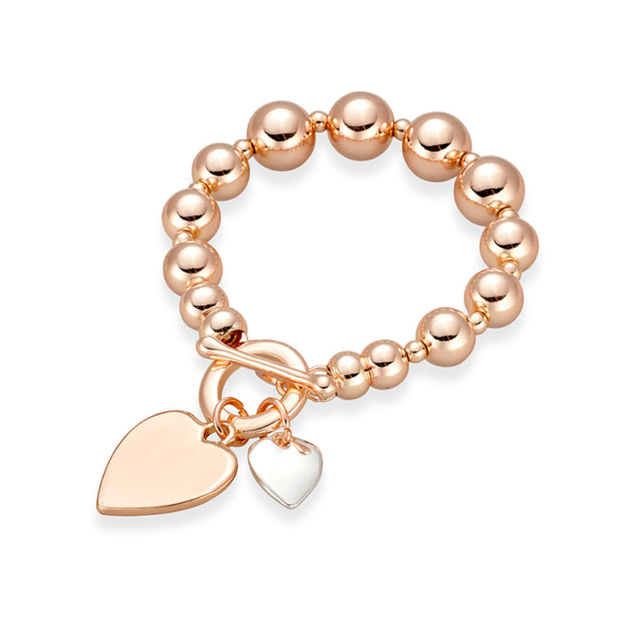 Allure Ball Bracelet w 2 Hearts