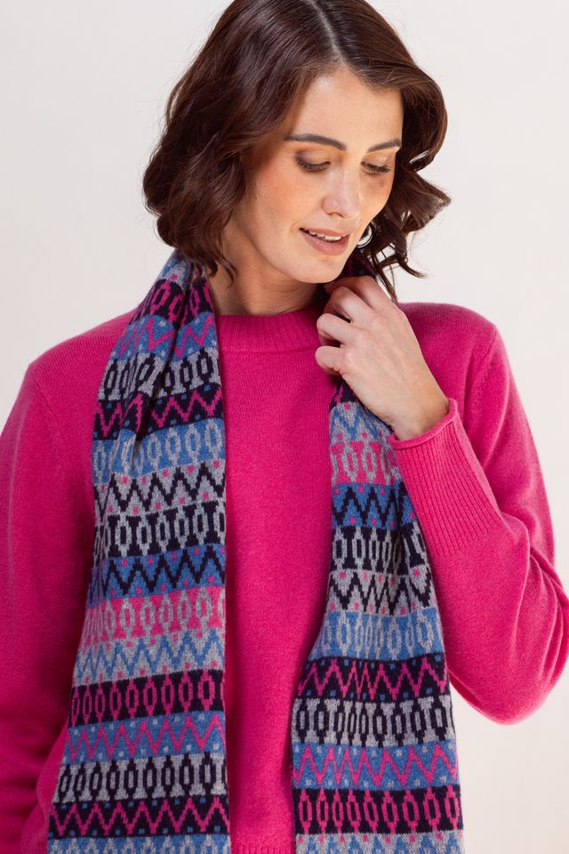 Merino Jaquard Scarf