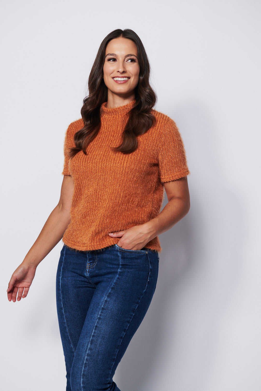 Nicoletta Turtle Neck Top