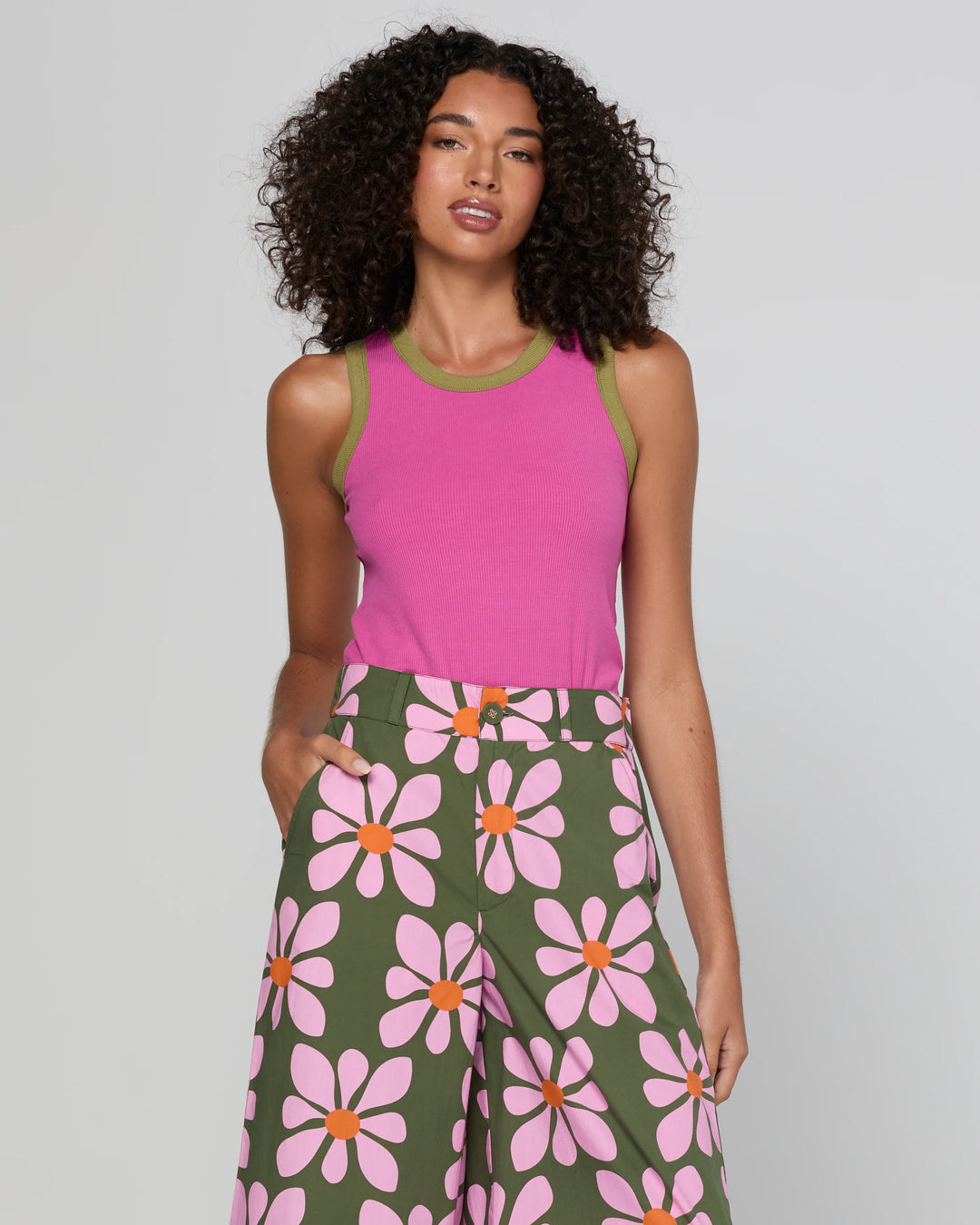 Bellissimo Tank - Rasberry