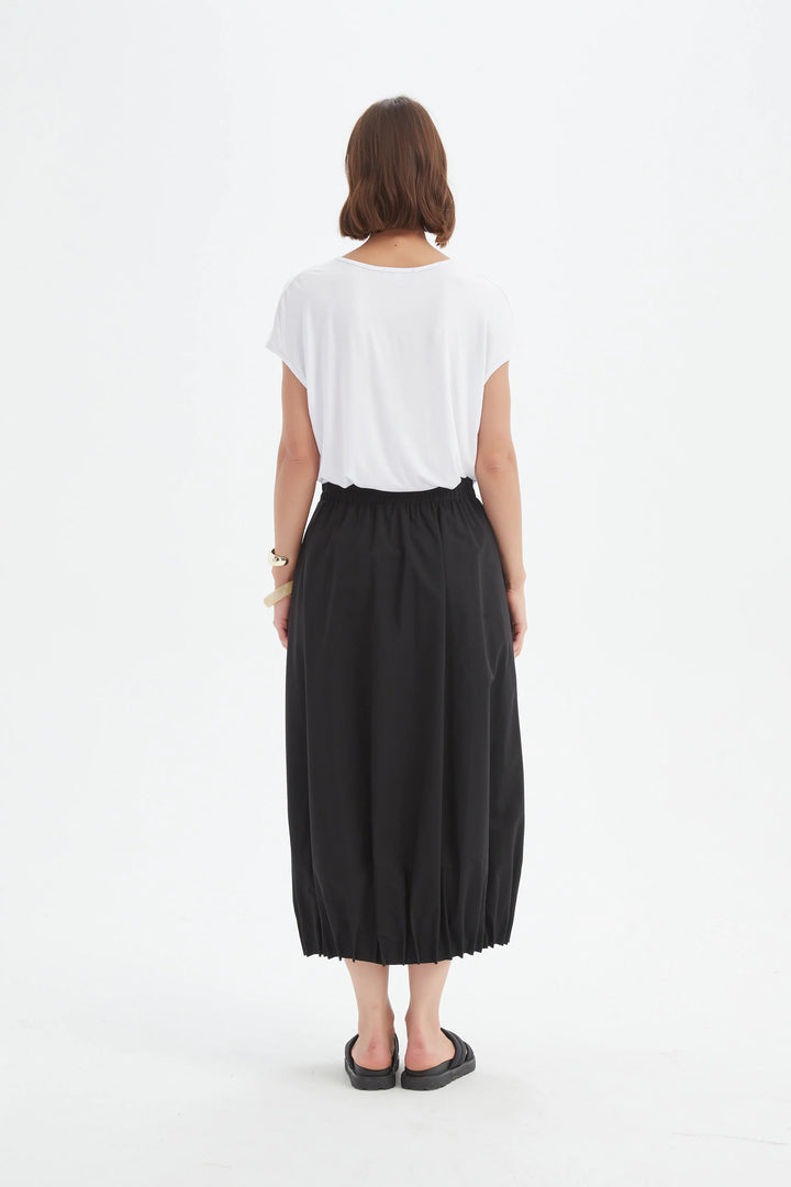 Pin Tuck Hem Skirt