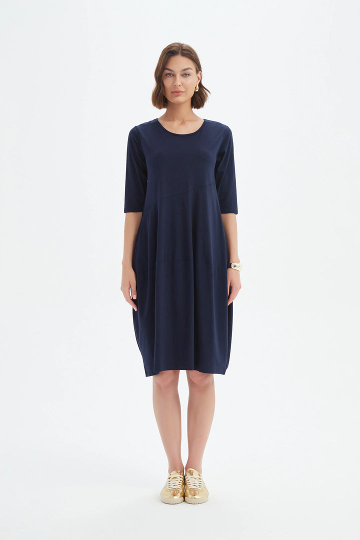 Diagonal Seam Summer Dress