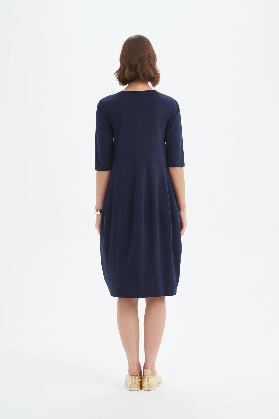 Diagonal Seam Summer Dress