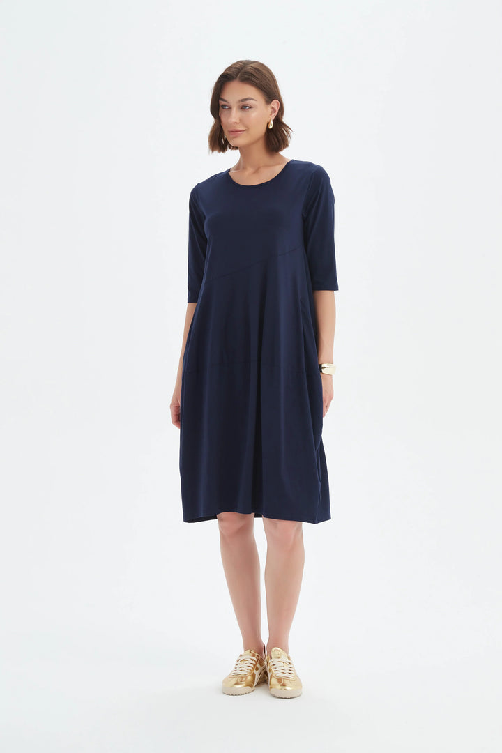 Diagonal Seam Summer Dress