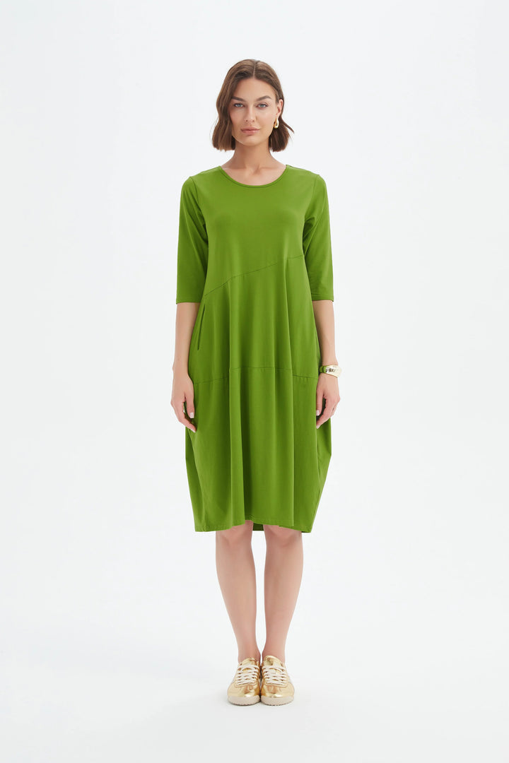 Diagonal Seam Summer Dress