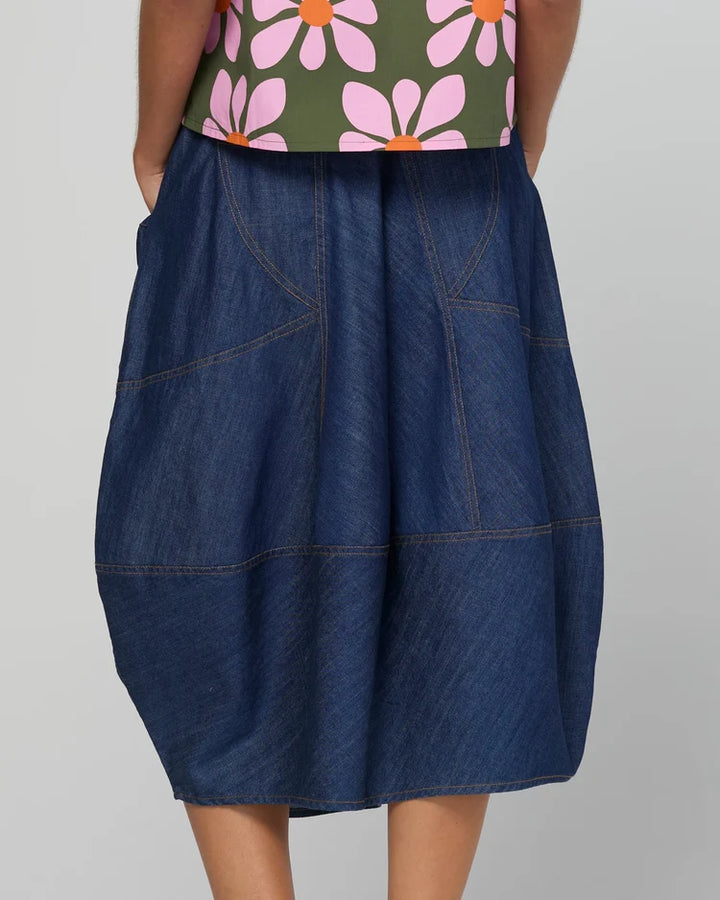 Guru Skirt- Dark Denim