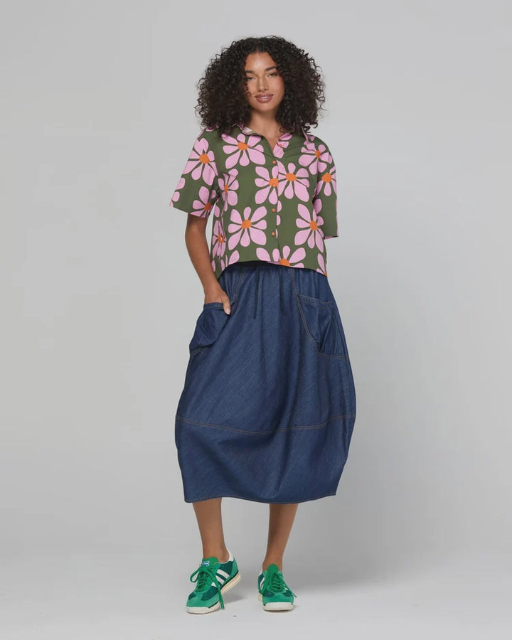 Guru Skirt- Dark Denim