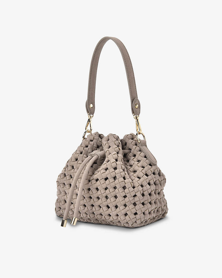 EK Box Weave Bucket Bag