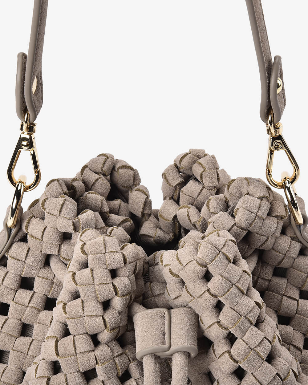 EK Box Weave Bucket Bag