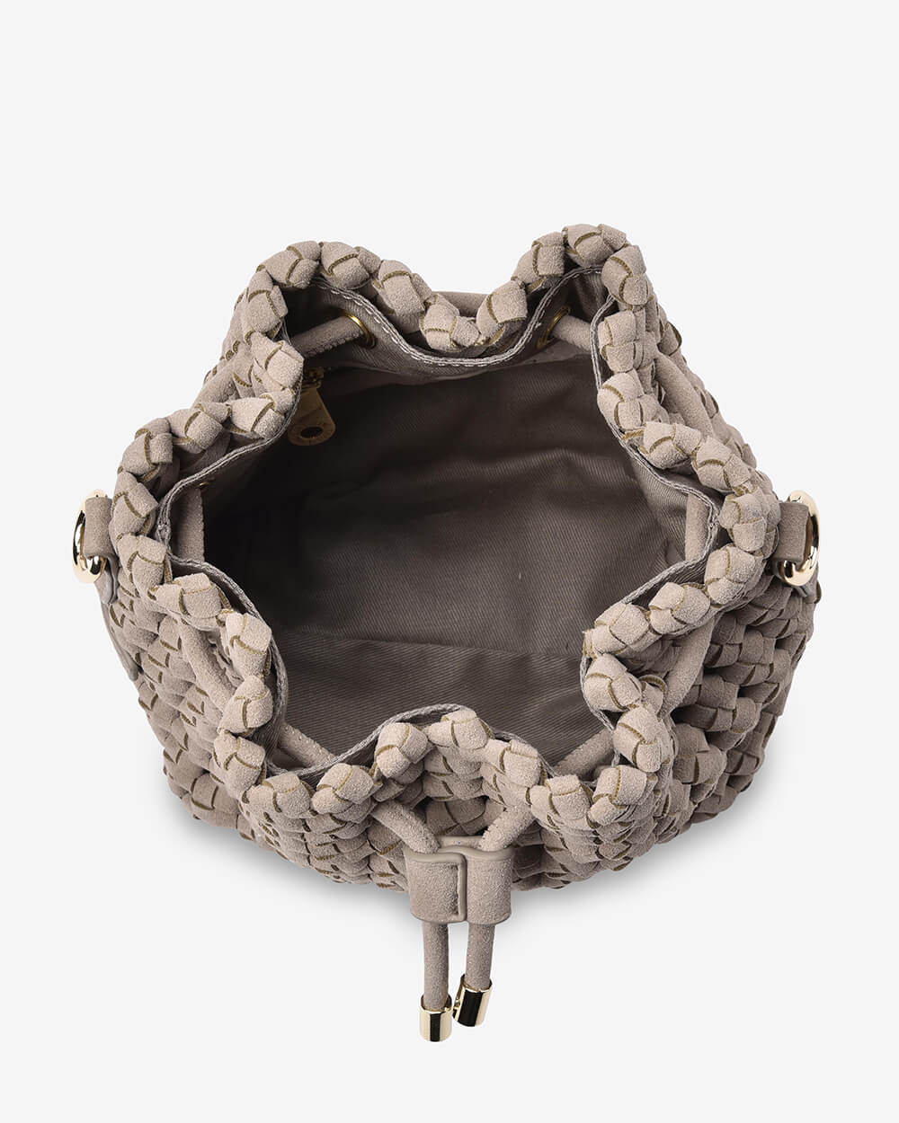 EK Box Weave Bucket Bag