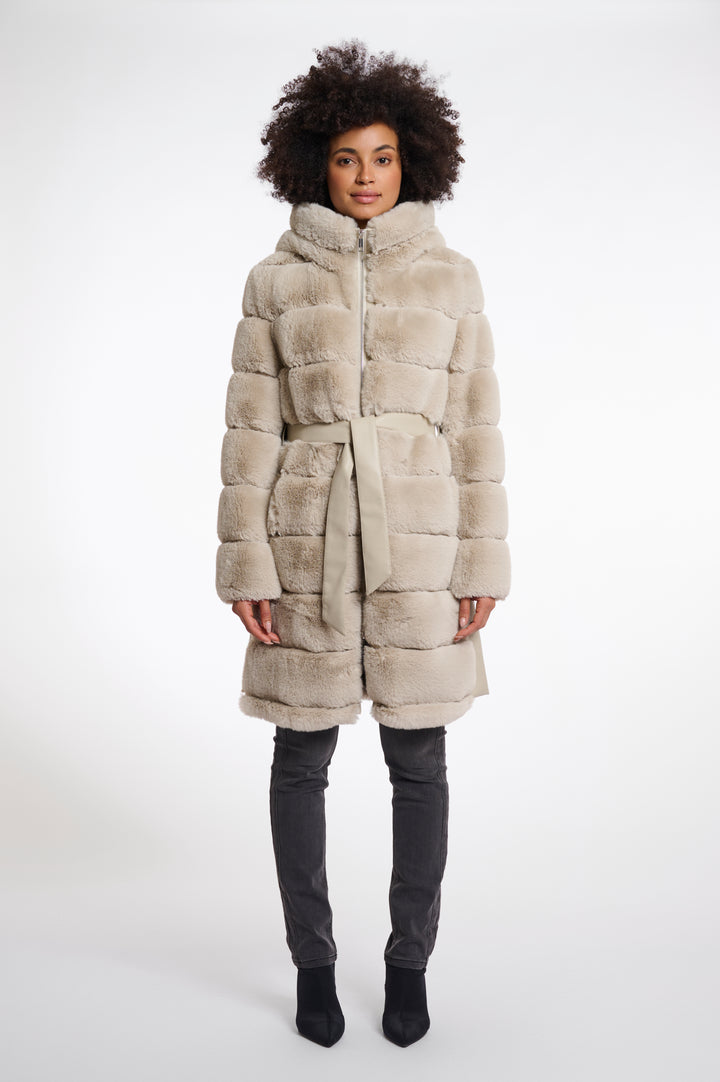 Brigit  Faux Fur Coat