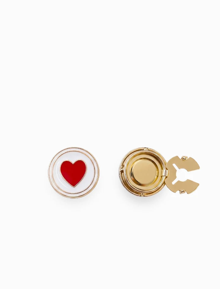 Heart on my Sleeve Button Cover