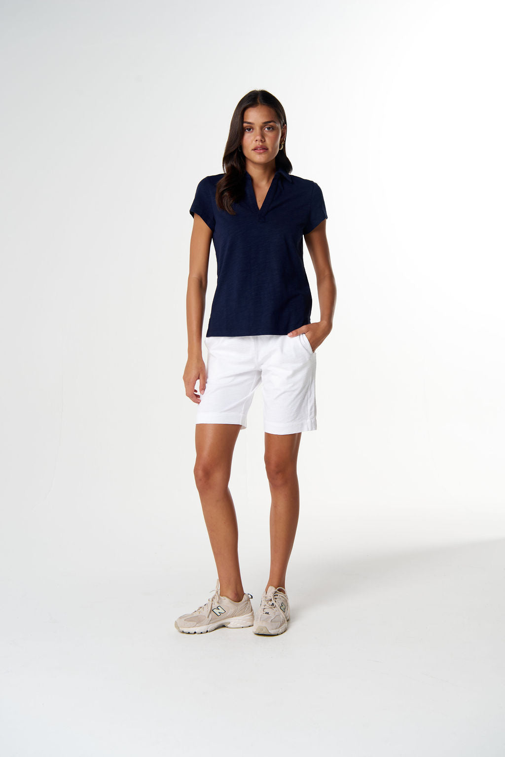 Collared Henley Tee