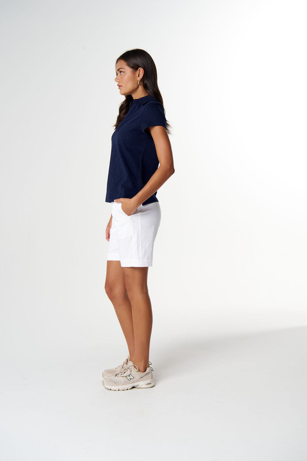 Collared Henley Tee